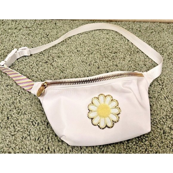 Stoney Clover Lane Handbags - STONEY CLOVER LANE x TARGET WHITE FANNY PACK BELT BAG YELLOW DAISY ACCENT